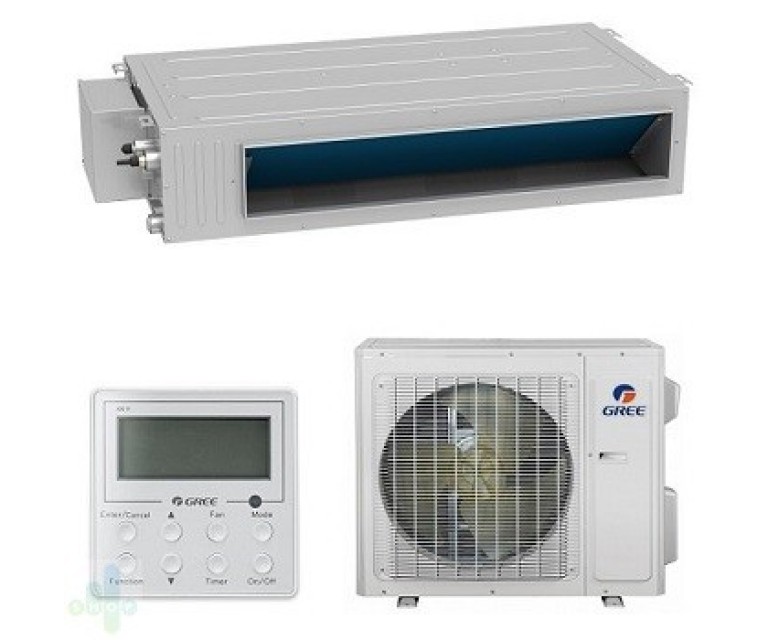 Кондиционер канальный GREE-18 R410A: GU50PS/A1-K/GU50W/A1-K (без соединительной инсталляции)