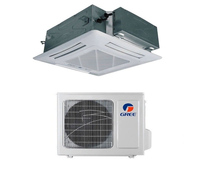 Кондиционер кассетный GREE-18 R410A: GUD50T/A1-K/GU50W/A1-K (без соединительной инсталляции)
